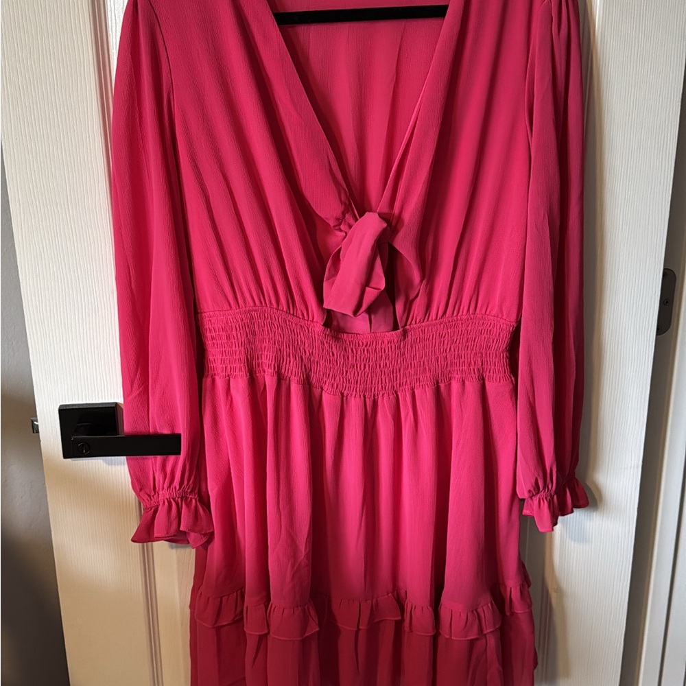 Amazon Essentials Women's Pink Mini Dress